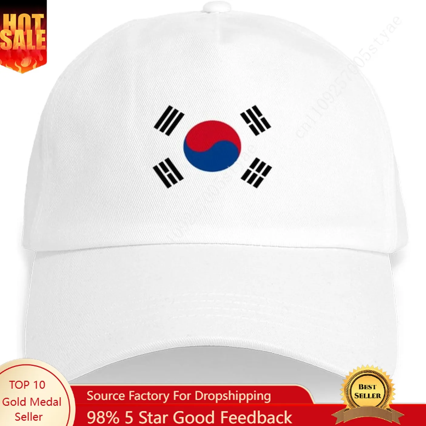 

Seoul Korea FlagHat Man Woman Baseball Cap Fashion Sunhat Adjustable Cool Hip Hop Dad Hats Trucker Caps Casual Snapback Hat