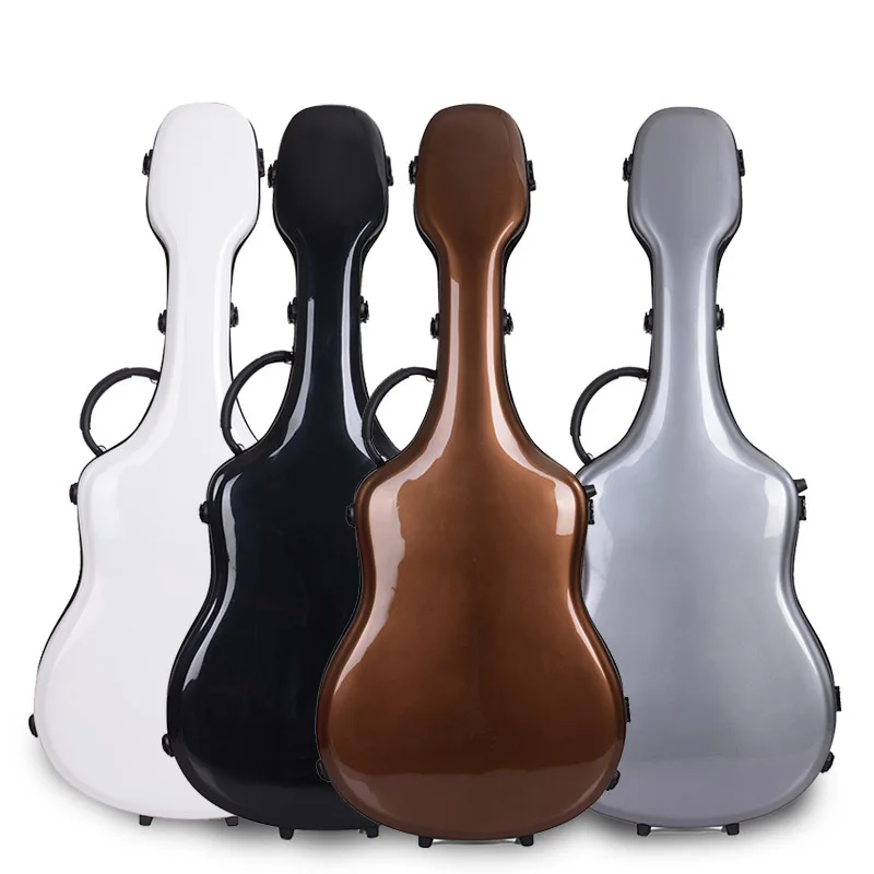 

Hooqu 40 41 Inch Folk Guitar Case Box Wooden Box Fiberglass Guitar Case Wooden Guitar Case