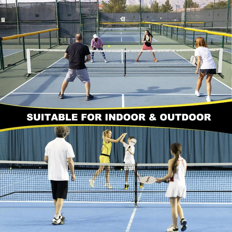 

Detachable Pickleball Net Adjustable Tightness Pickleball Net Stable Professional Pickleballs Nets Portable Sports Equipment