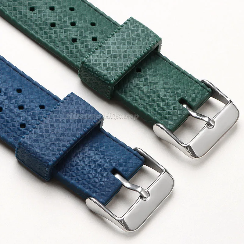 Correias de silicone 20mm 22mm banda à prova dwaterproof água pulseira de borracha esporte confortável baracelet cinto de substituição universal