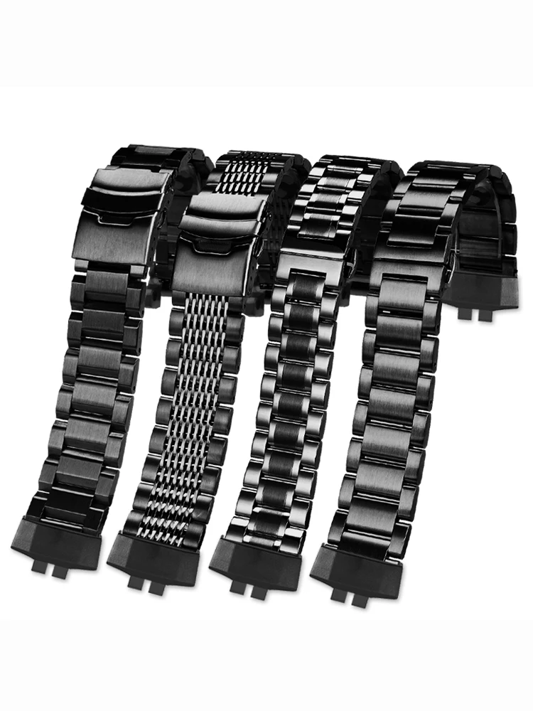 22mm para reloj deportivo Casio G-SHOCK GBD-200UU 3506 GBD-200-1A/2/9/ GBD-200SM correa de acero modificado correa de reloj de acero inoxidable