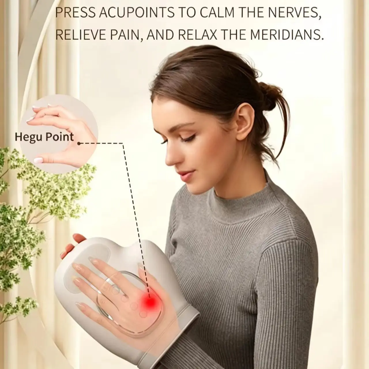 Professional Hand Massager with Airbag Compression, Kneading Relaxation Device for Fingers Wrist Palm, Cordless Comfort Tool