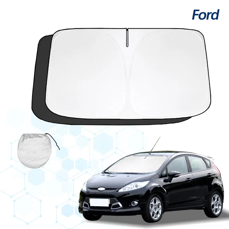 Windshield Sun Shade For Ford Fiesta MK6 MK7 ST Line Sunshade Sun Visor Protector Foldable Blocks UV Rays Keep Your Car Cooler