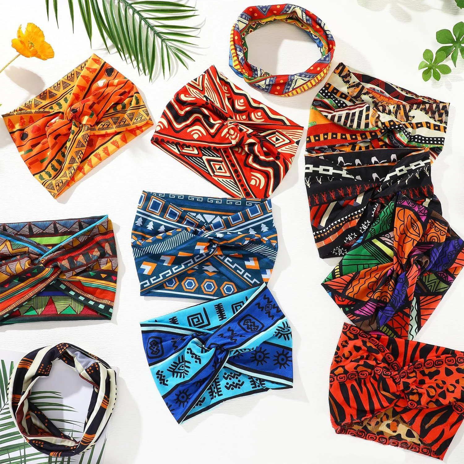 Widening High Strength Bohemian Yoga Sports Headband African Style Headband