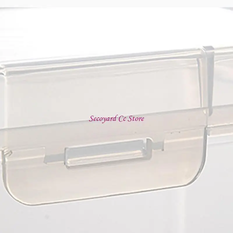 N3UC Large Capacity Card Organizers Clear Trading Card Storage Box with Separate Box