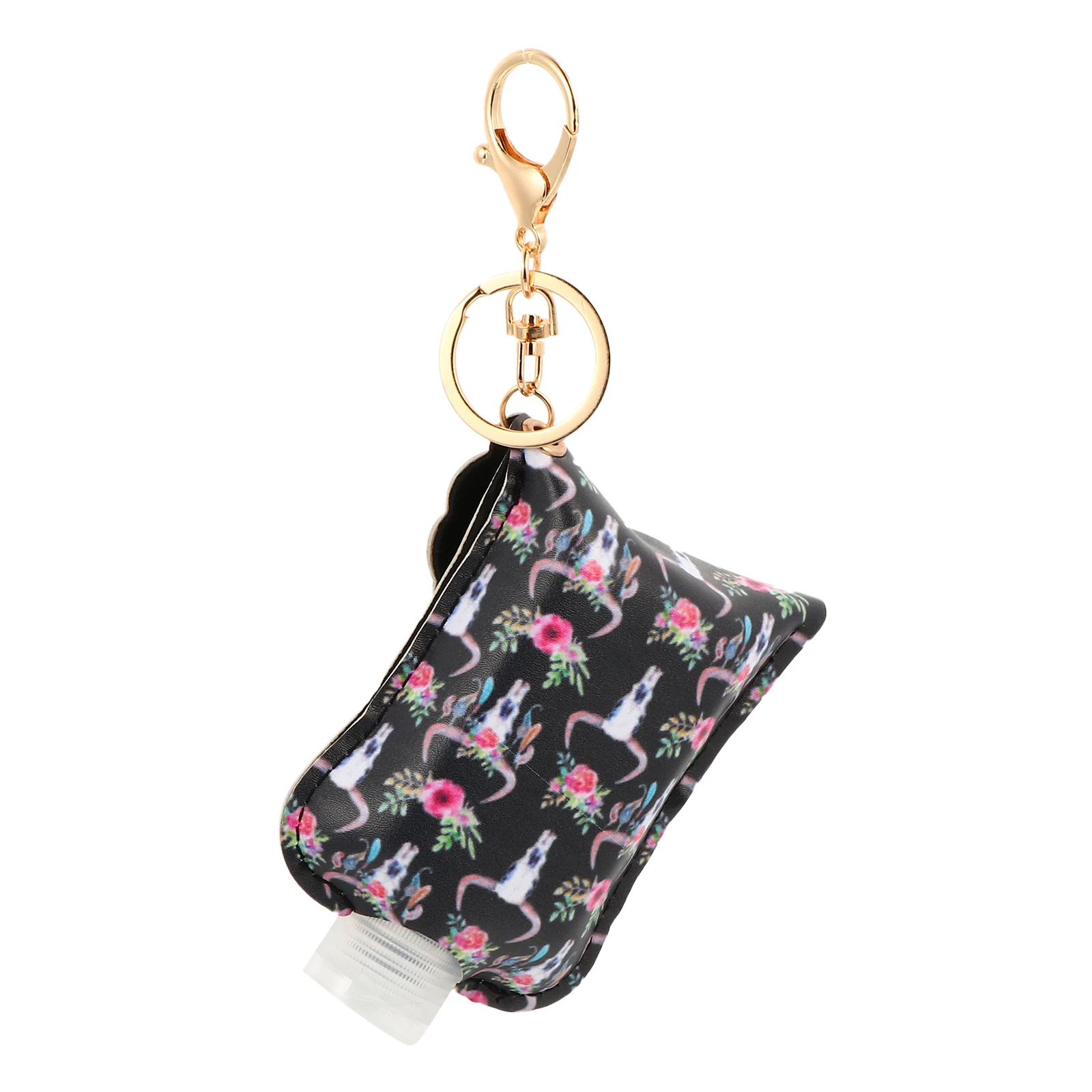 

Portable PU Keychain H H Keychain Bottle 30ml Diving Cover Storage Pendant Bag Decor Travel Accessory