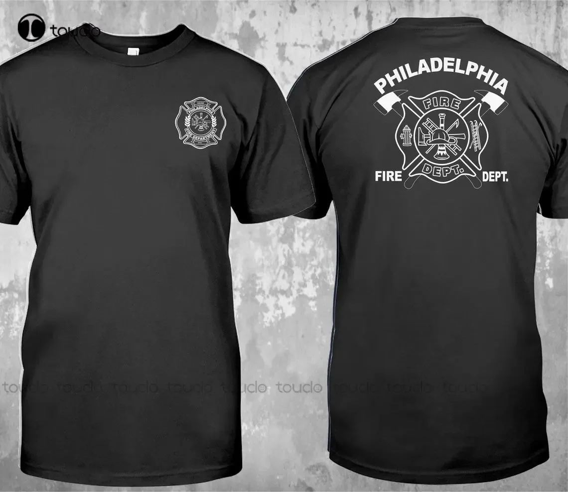 New Fire Department Philadelphia Us Unites States Firefighter Fighter Rescue Tshirt T-Shirt Xs-5Xl Streetwear