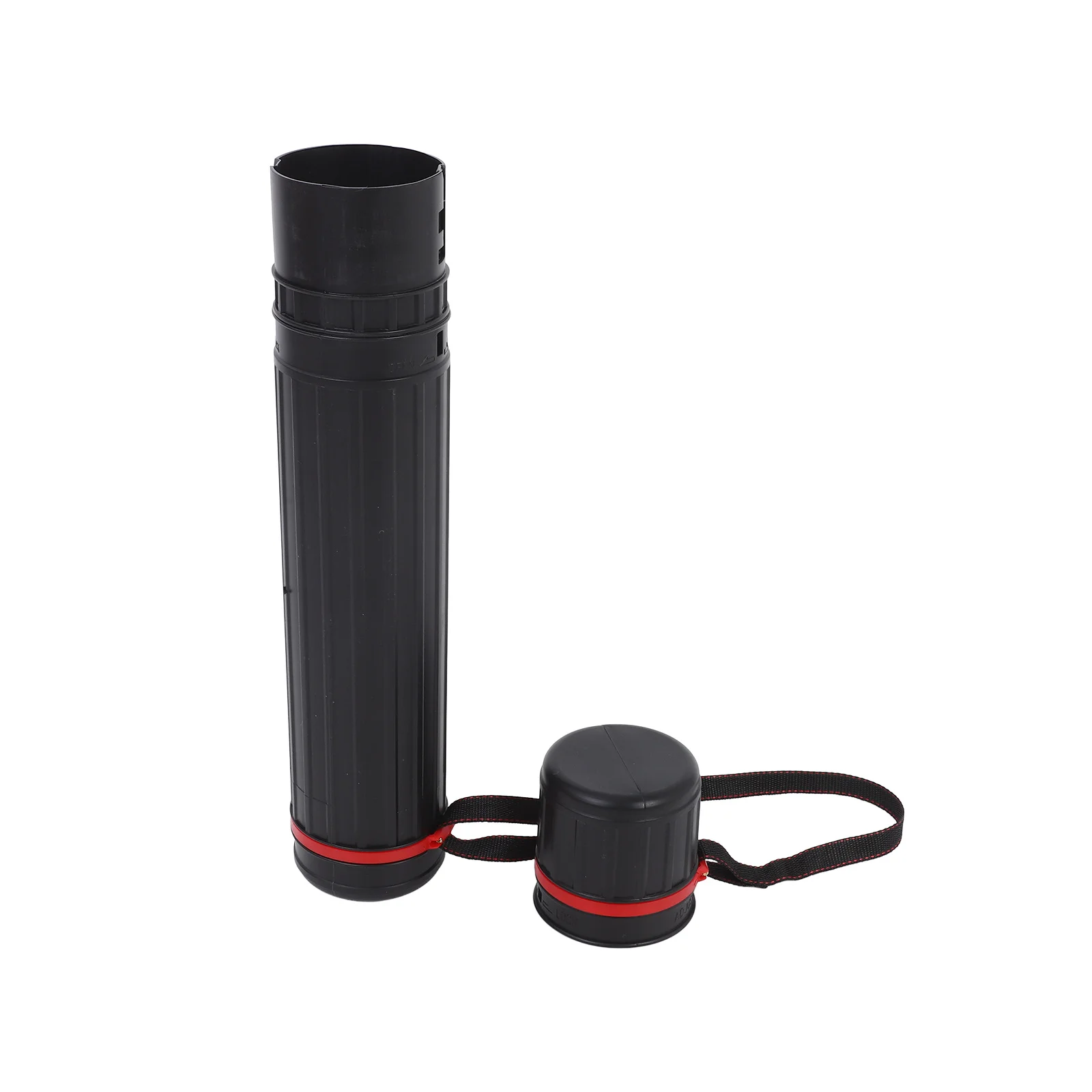 Multifunctional Telescopic Poster Tube Sturdy Plastic Adjustable Length for Safe Transport of Drawings Maps Documents and Art