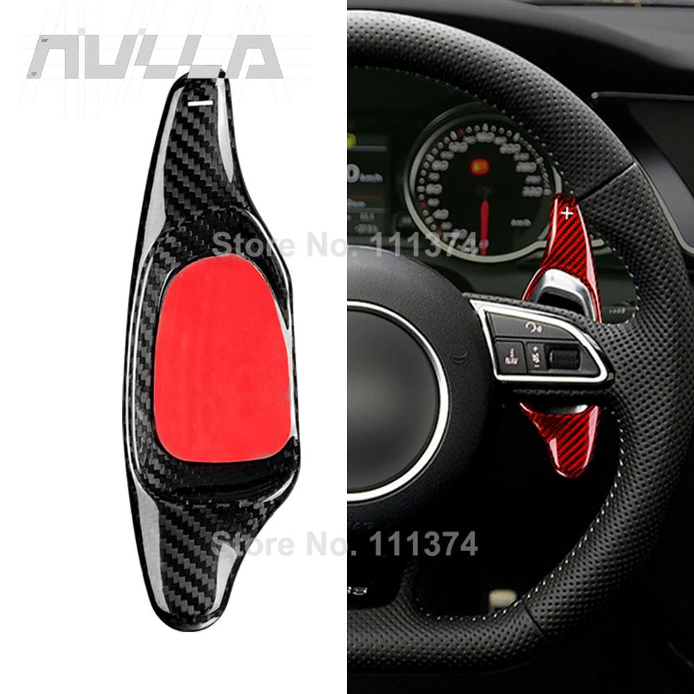 

Для Audi R8 RS3 RS5 RS6 S5 TT RS настоящее углеродное волокно рулевое колесо переключения передач модифицированное украшение