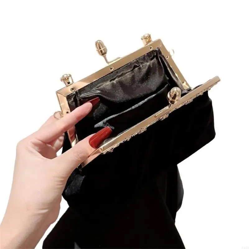 

340D Exquisite Evening Purse Crossbody Bag Shoulder Handbag for Stylish Celebrations
