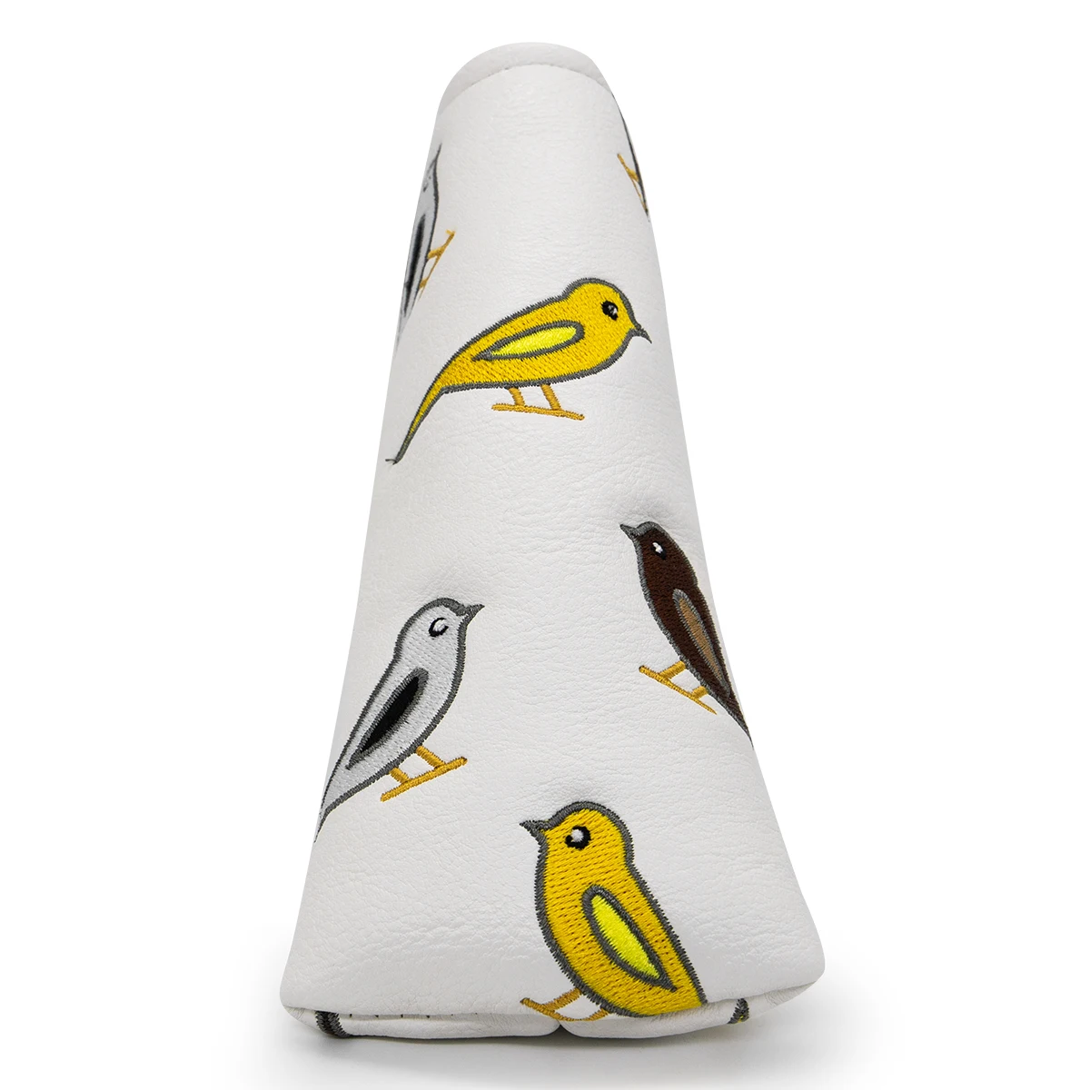 Birdie Funda para putter de golf, Funda para cabeza de putter de hoja, Fundas para cabeza de putter para palos de golf, Bordado elegante, Cuero premium