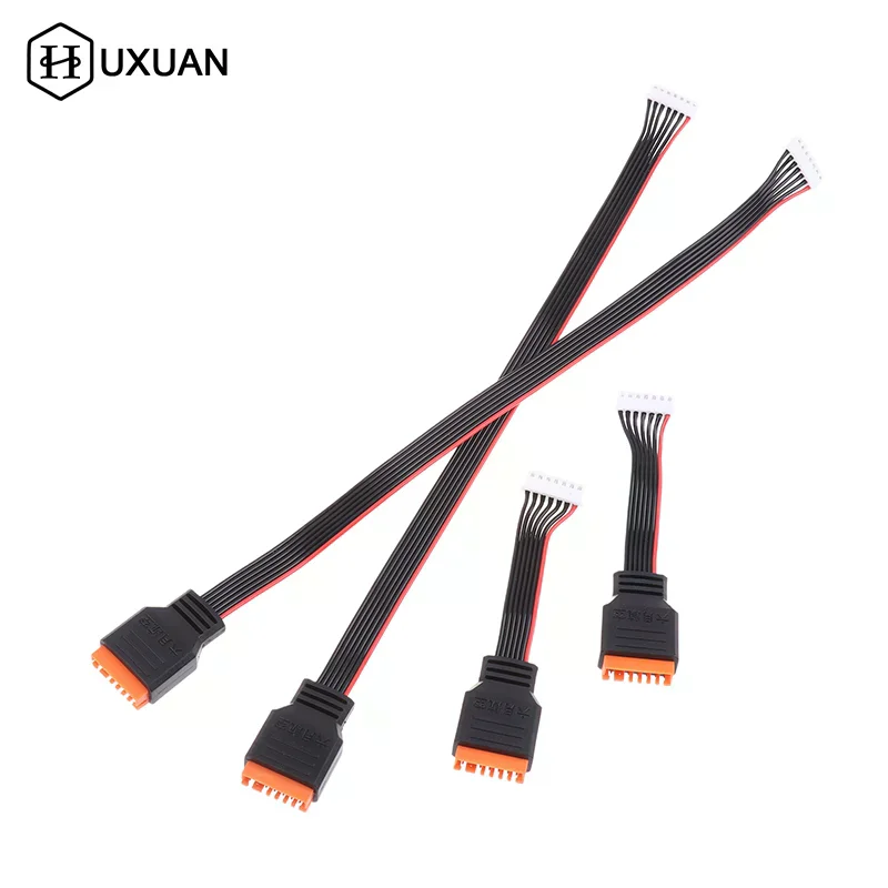2Pcs 10/30cm Charger Extension Cable Balanced Head For 2-6S Lithium Batteries Suitable For HOTA A6 A12