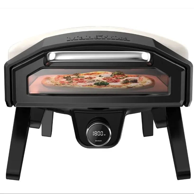 Outdoor Electric Portable  Stainless Steel  For Camping Hiking With Stone Pizza Oven