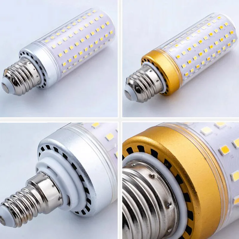 10PCS Bright CCT Double Color E27 E14 LED Corn Bulb Lamp 30W 40W 3000k Natural White 4000k 6000k Home Project Ceilling Factory