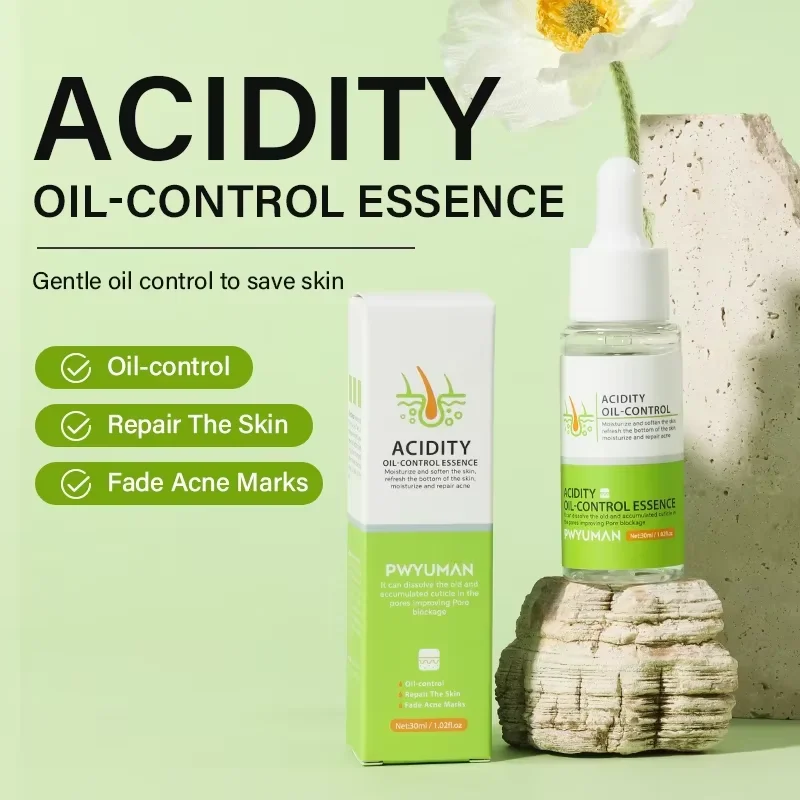 Acidity Pore Shrink Face Serum Remove Blackheads Acne Oil Control Repair Essence Moisturizing Nourish Pores Firming Facial Care