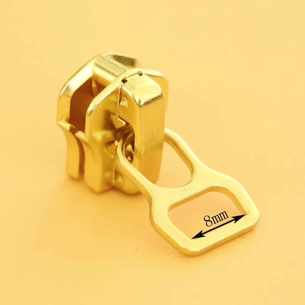 

Genuine YKK5 Metal Zipper Head Slider Self-locking 5M DA8TCR1 3pieces