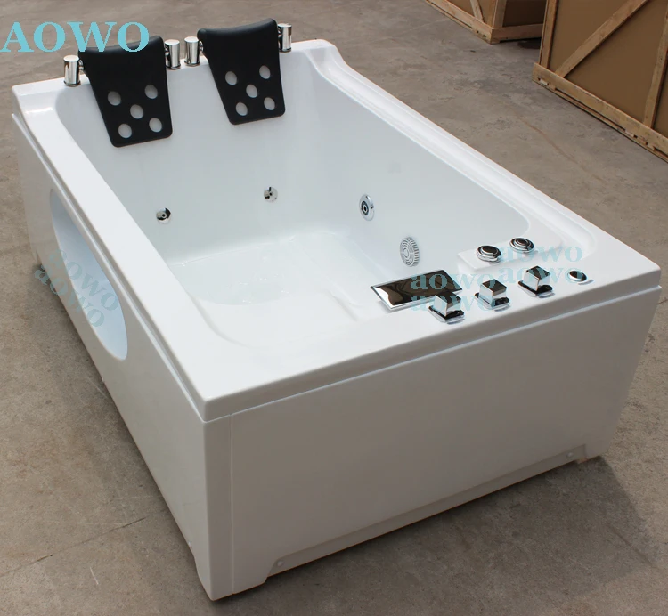

2 Skirts With Glass Panel Whirlpool Massage Tub Structural Pools Bathroom Use Hot Tub Jacuzzier Interior Spa Head Water Therapy