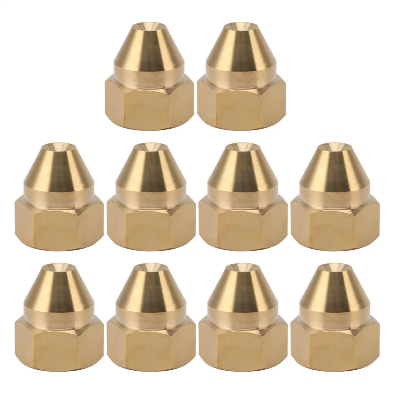 

10 Pcs Brass Misting Nozzle for Garden for cooling System Plant Irrigation Pressure Resistant Fine Spray Watering Tools
