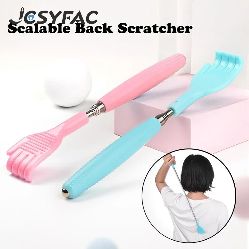 Extendable Back Scratcher Telescopic Scratching Hand Back Carding Stick Body Scrab Relax Scraper For Tickle Massage Stick Care