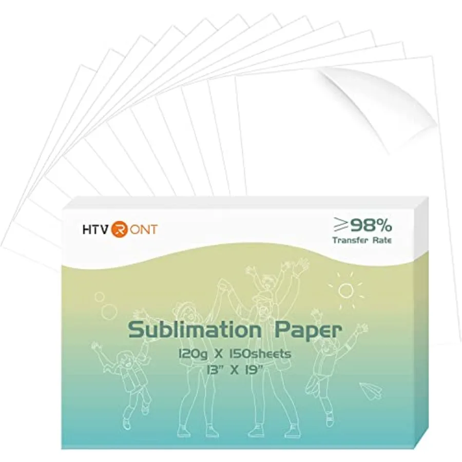 

Бумага для сублимации 13x19 дюймов - 150 листов, совместимая с струйными принтерами, 120 г/м²