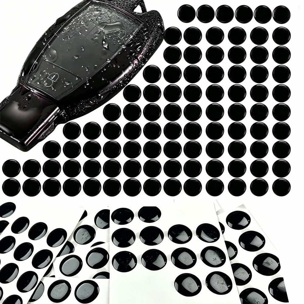 100pcs 14MM Car Key Logo Sticker Crystal Epoxy Car Key DIY for Xhor-se VVDI Remote Key for B-MW V-w K-ia F-ord Toy-ota Stickers