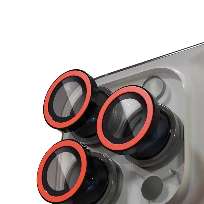 1-3 Stück leuchtender Kameraobjektivschutz für iPhone 17 16 15 Pro Max Ringglas für iPhone 14Pro Max 12 Min leuchtende Kappe