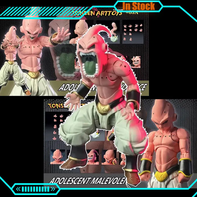 

Оригинальные фигурки Tonsenarttoys Dragon Ball Majin Buu, экшн-фигурки для подростков, Malevolence Swallower Shf Majin Buu, коллекция игрушек, подарки