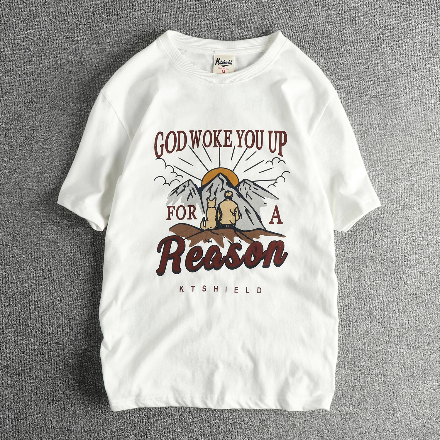 

Summer New American Retro Short-sleeved O-neck Letter Printed T-shirt Men's Fashion Simple 100% Cotton Washed Casual Sport Tops