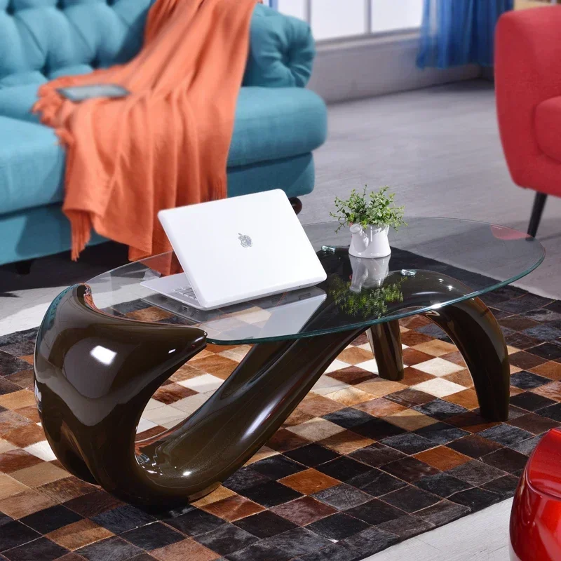 

Cheap Simple Coffee Table Cute Clear Round Books Photo Album Italian Moving Side Table Unique Mesas Bajas Postmodern Furniture