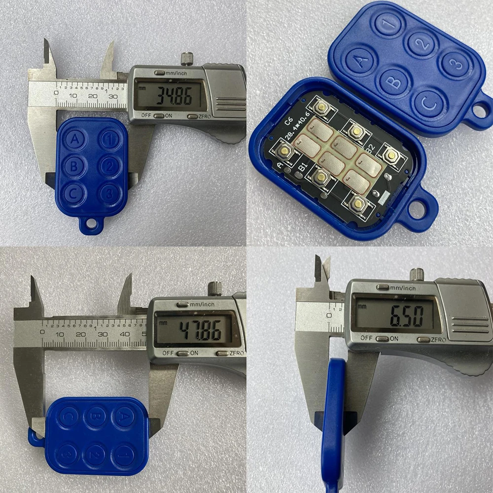 Múltiplo Dual Frequency Keychain, multifuncional Keyfob, controle de acesso, elevador, cópia do cartão, ID, IC apagável, 6 em 1 RFID