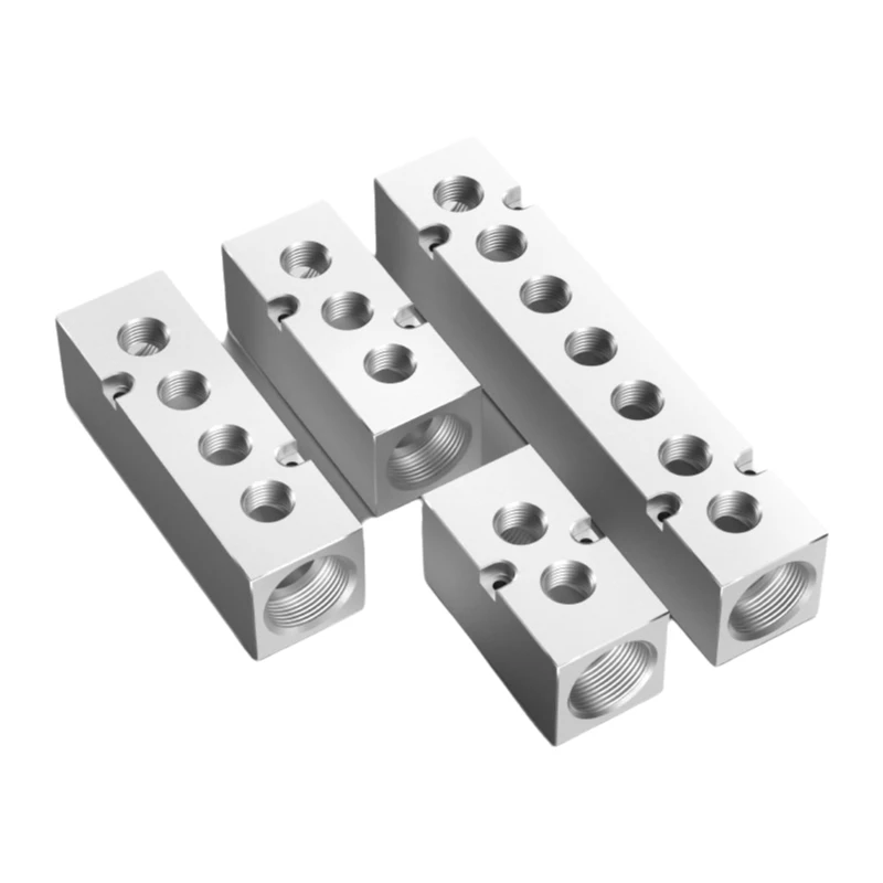 

30x30 304 stainless steel Pneumatic manifold G1/2" In G1/4" Out 2-12 Way Multi tube gas separation exhaust source base