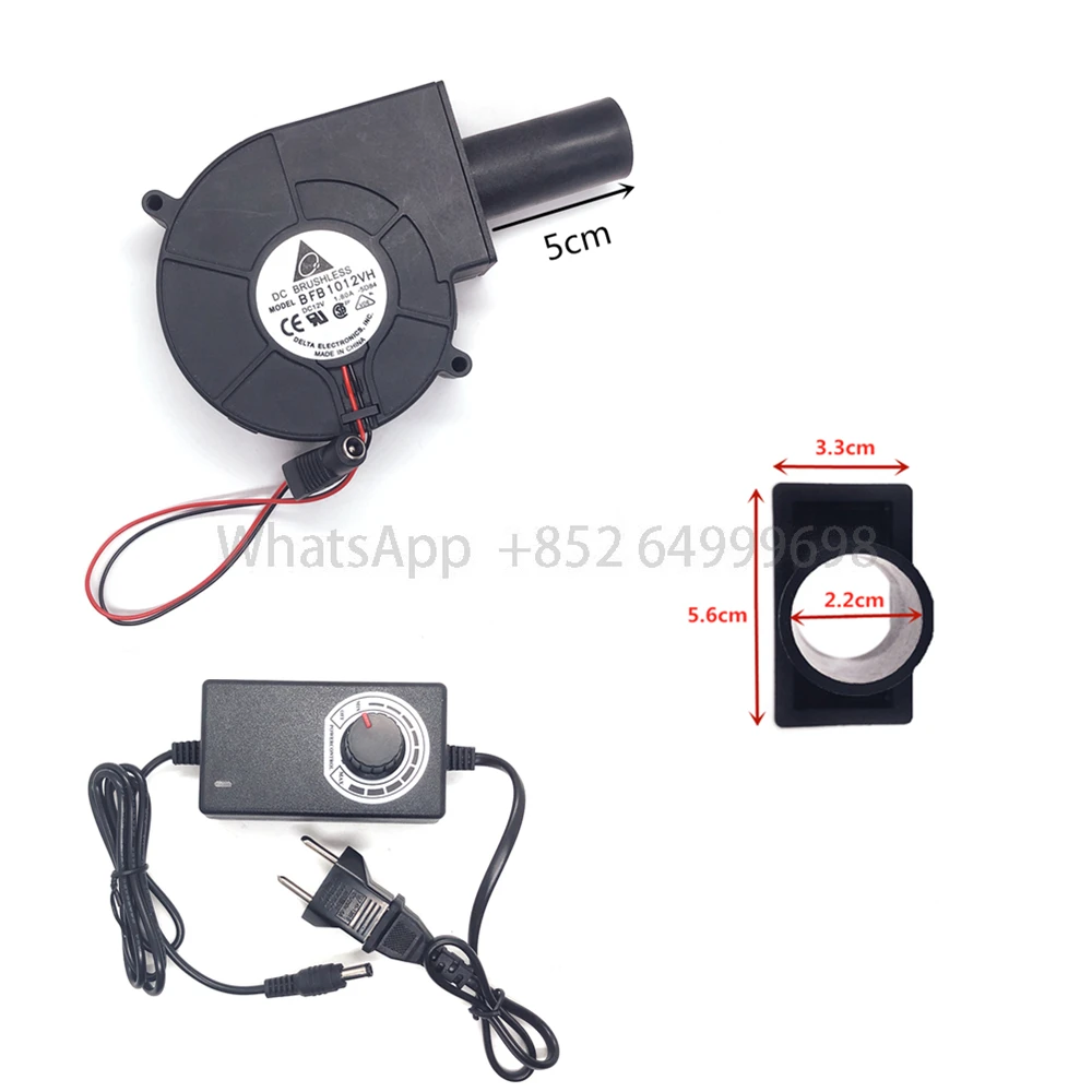 

Новый BFB1012VH DC12V 1.8A 9733 9 см жестокий центробежный турбовентилятор с высоким объемом воздуха и адаптером питания с регулировкой скорости воздуховода