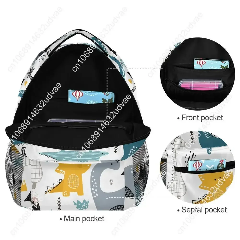 New Dinosaur Printing School Bag Children Backpack Boy Girl School Backpack Cartoon Animal Student Bag For Kids Book Backpack