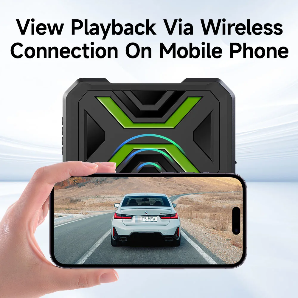 JIUYIN دراجة نارية DVR المزدوج 1080P واي فاي الأمامي والخلفي كاميرا مقاومة للماء مسجل دراجة نارية داش كام دراجة نارية الصندوق الأسود #4