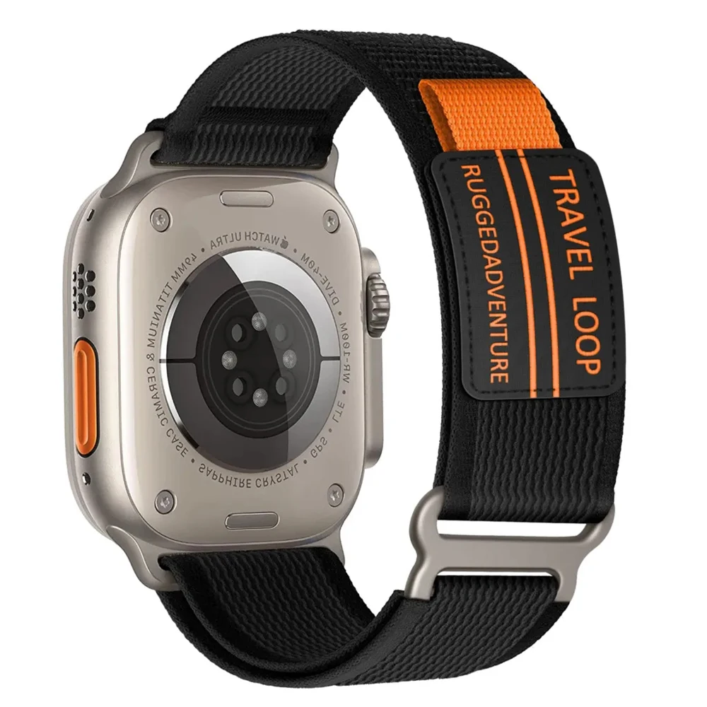 Paski do zegarków Apple Watch Band 44mm 45mm Ultra 49mm 40mm 42mm 41mm 38mm 40 44 mm Trail Loop Bracelet Iwatch Series 9 se 8 2