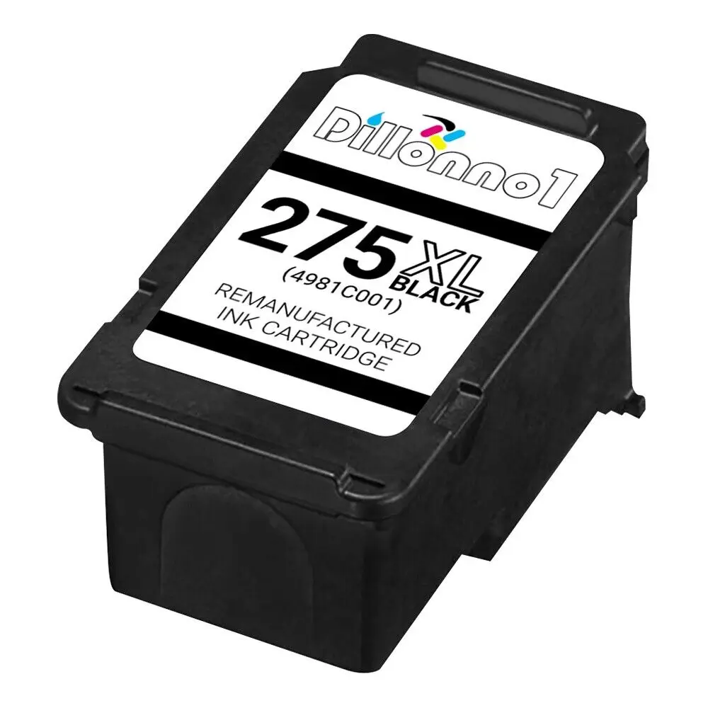 Remanufactured Canon PG-275XL Black for PIXMA TS3520 TS3522 - SHOW INK LEVEL