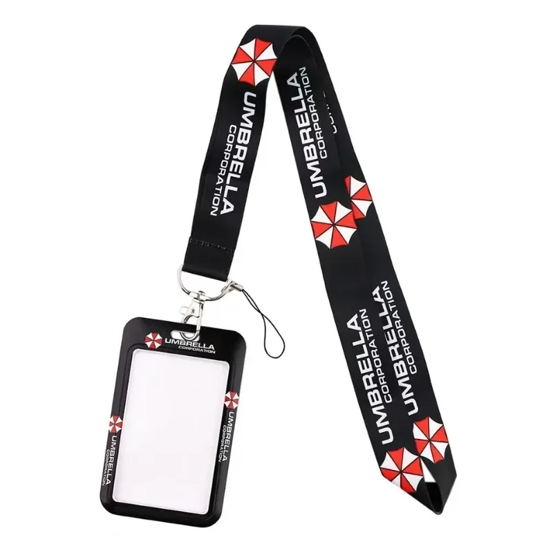 Game Logo Pvc Card Cover Student Campus Hanging Neck Bag Card Holder Lanyard ID Card Holders Key Chain