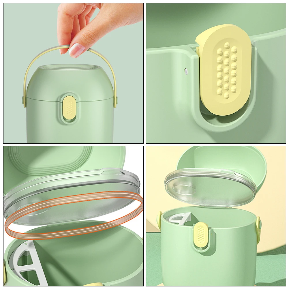 

Baby Milk Powder Box Food Grade Portable Leakproof Compact Storage Container For Travel Outdoor Use