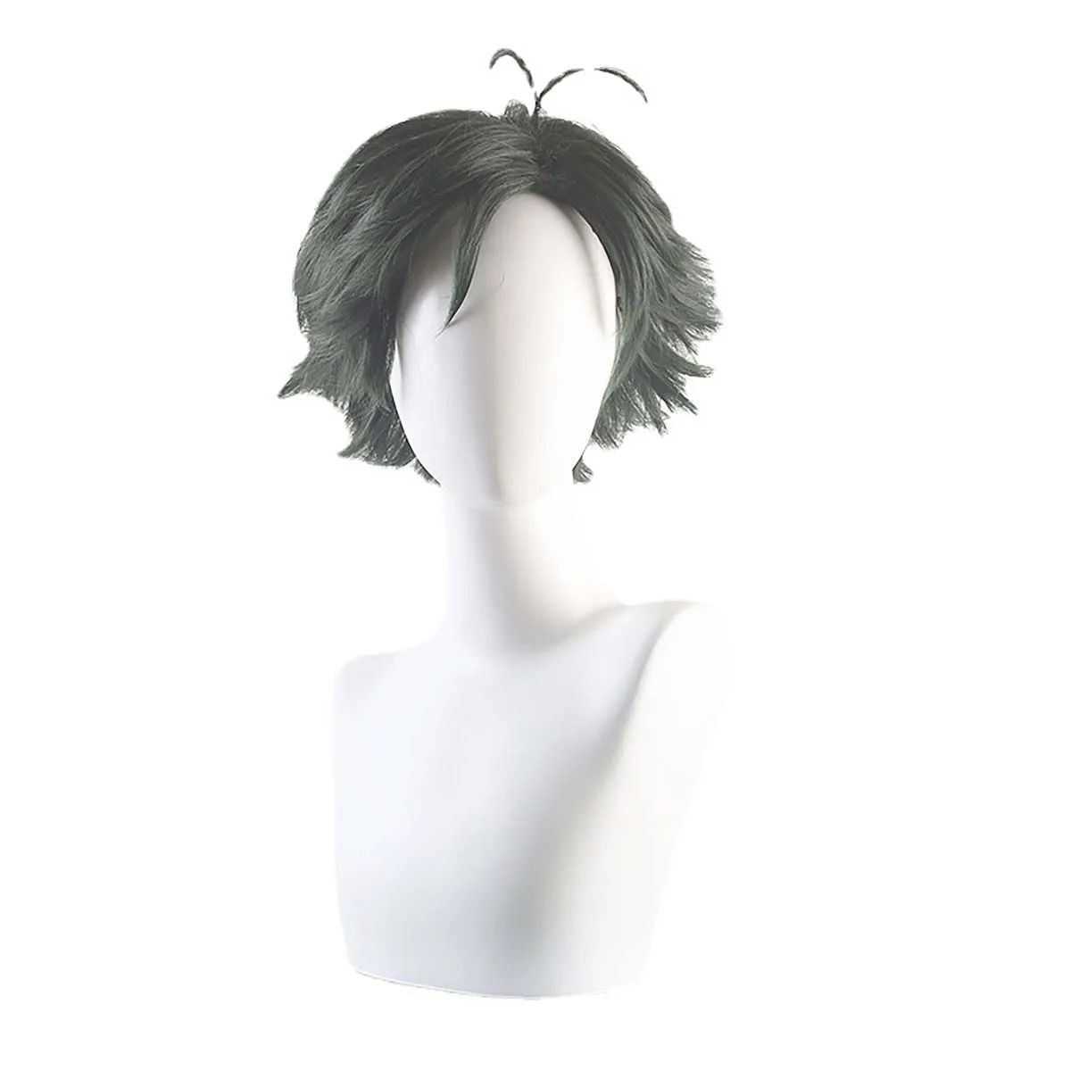 Parrucca sintetica per capelli corti verde scuro Anime SPY FAMILY Cosplay Daimon Desmond per uomo