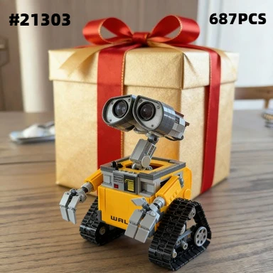 Wall-E Classic Movie Model Building Blocks Sets Compatible With Legoed Particles Suitable For Christmas Gifts 21303