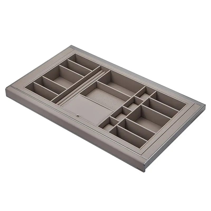 Wardrobe basket jewelry box drawer lattice pull telescopic slide