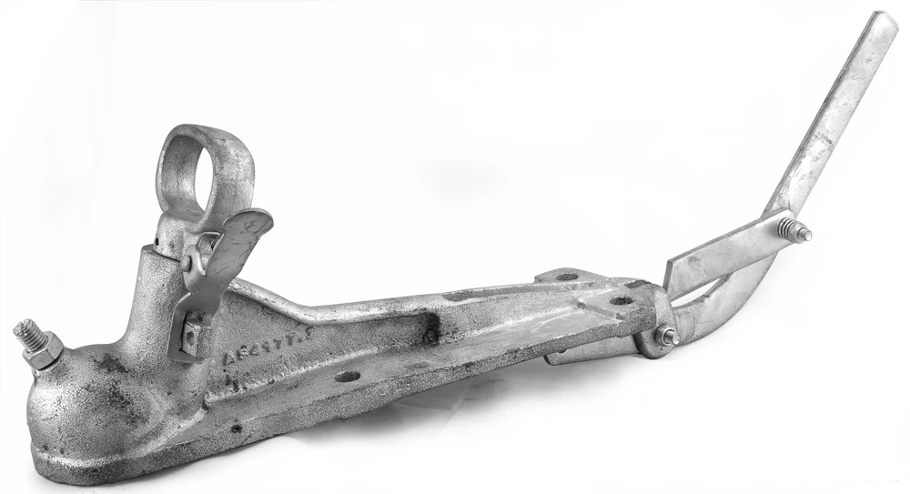 Large Cast Trailer Connector, Trailier Coupler, with Parking Handbrake