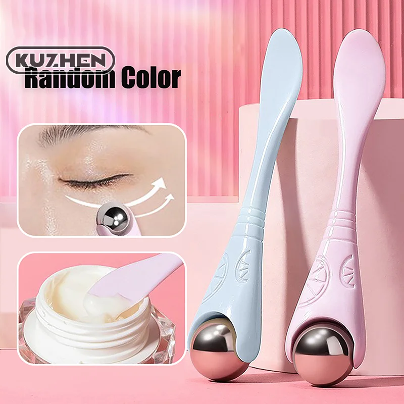 1Pc Roller Eye Massage Stick Dual Head Dual-use Eye Massage Eyes Care Stick Cream Applicators Essence Introduction Stick Tool