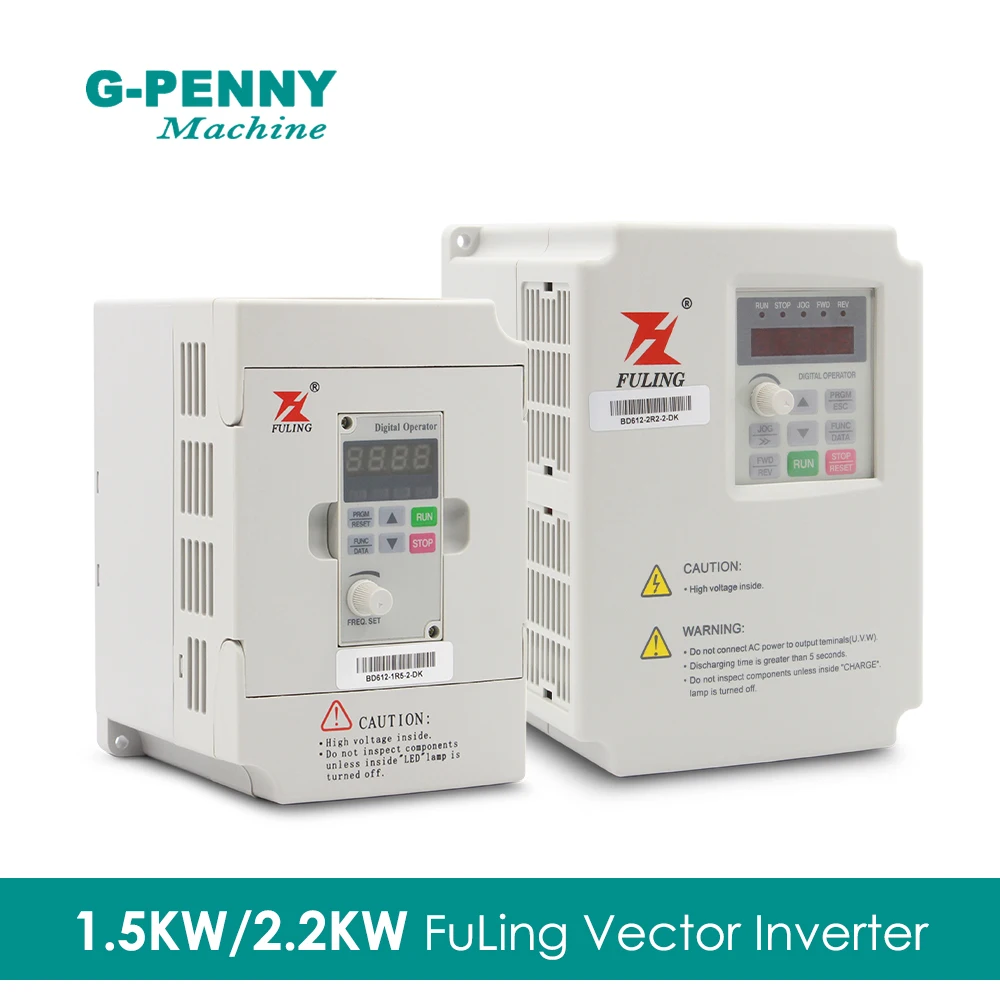 

FuLing BD612 Type 1.5KW/2.2KW Vector Inverter 220v/380v 0~1000Hz Variable Frequency Drive VFD/Inverter