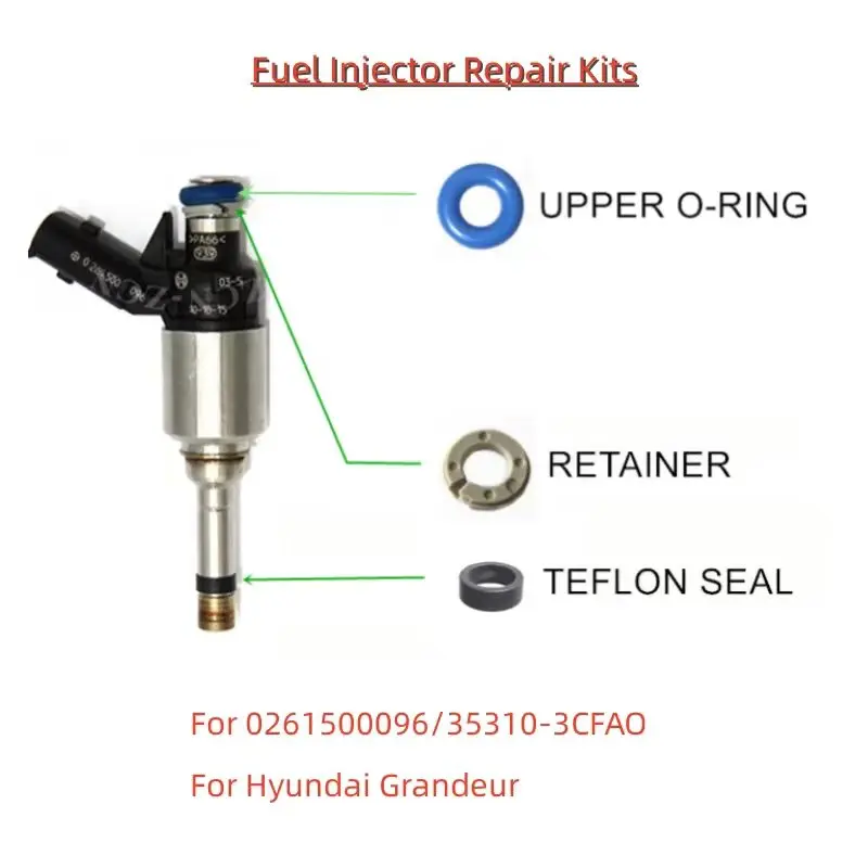 Fuel Injector Repair Kits 35310-2E520 for 2014-2016 Kia Forte Hyundai Elantra 2.0L L4(Jlf-Rkg905)