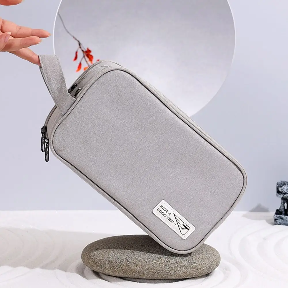 

Portable Dry Wet Separation Travel Cosmetic Bag Handheld Dustproof Travel Makeup Bag Large Capacity Wash Toiletry Bag for Home