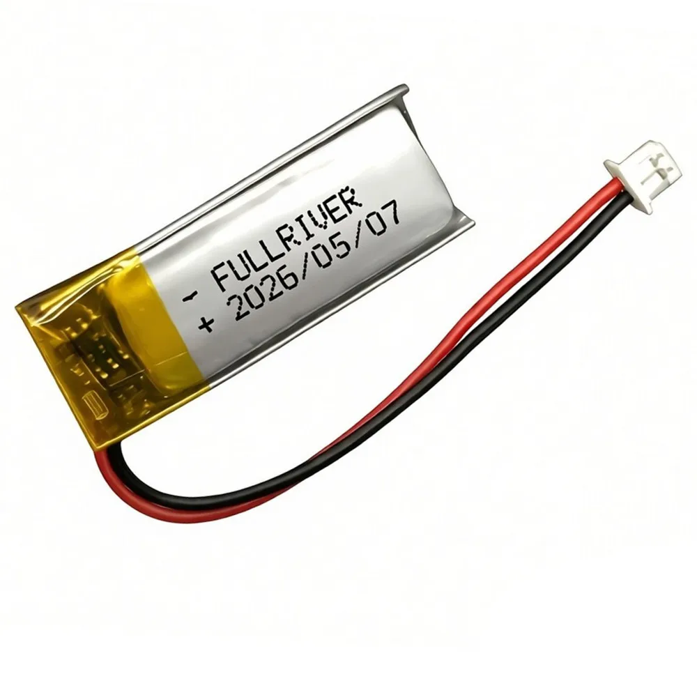 125mAh 3.7V 431233 With JST 1.25mm 2P Plug Polymer Lithium Rechargeable Battery For FULLRIVER Steel Mate Car Remote Control