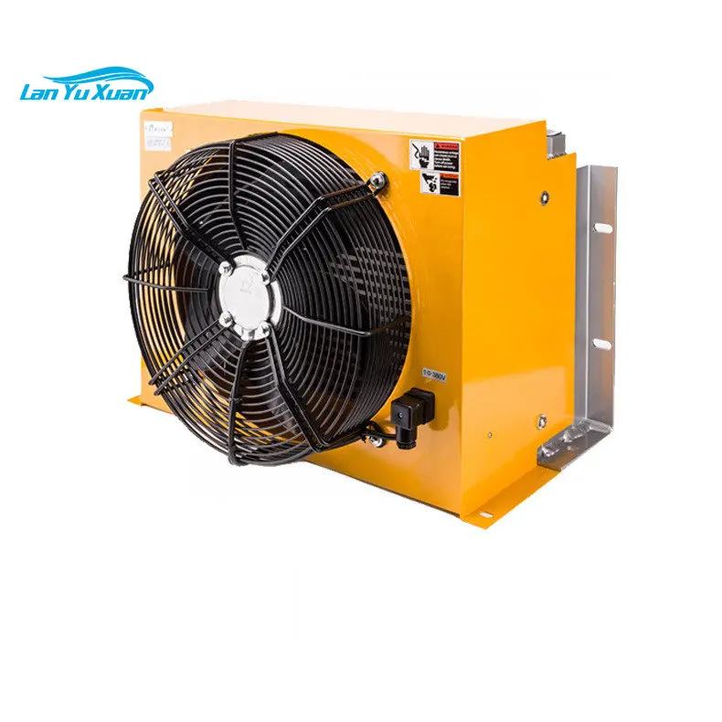 China Manufacturer AH0608 Ah1012T Hydraulic Part Air Cooler for CNC machine, industrial air heat exchanger hydraulic air cooling