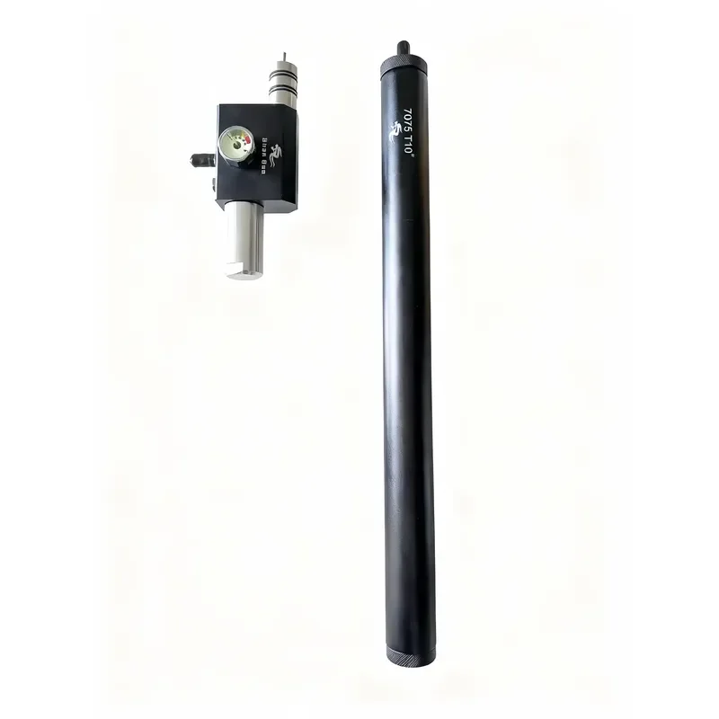 Sanbao Z Type Aluminum Alloy Regulator Switch External Control Valve 30MPa For Diving Motorboat With 40cm Tube 300bar High