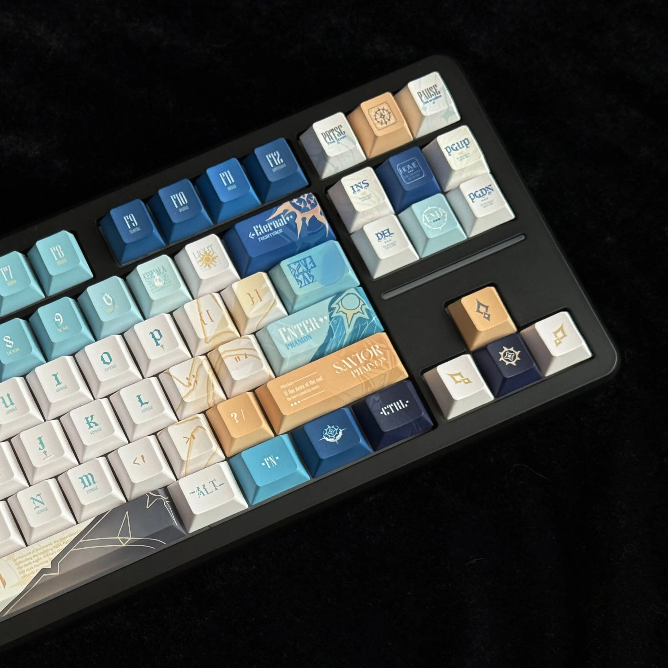 120-клавиш Honkai: колпачки для клавиш Star Rail Phainon Theme Keycap Аниме Game Key Cap PBT DYE SUB Cherry MX Switch для механической клавиатуры